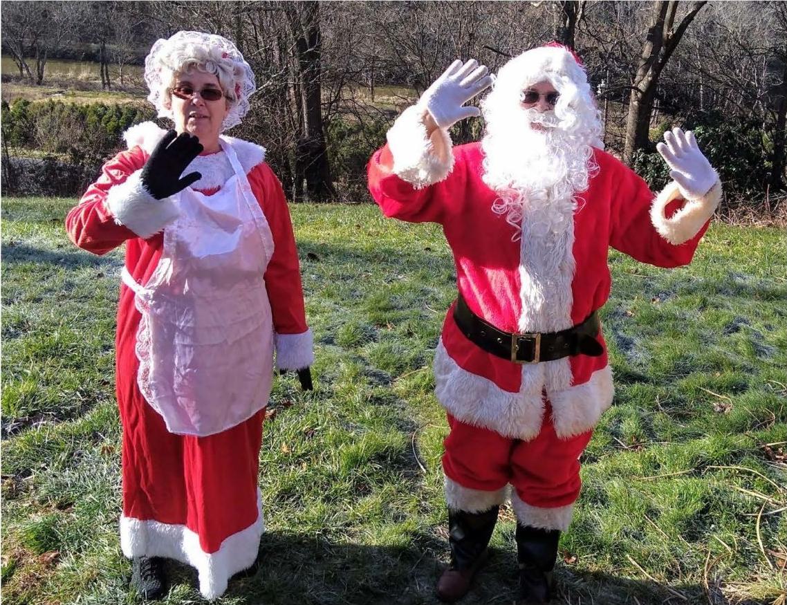 Santa and Mrs. Claus visit Ashe County